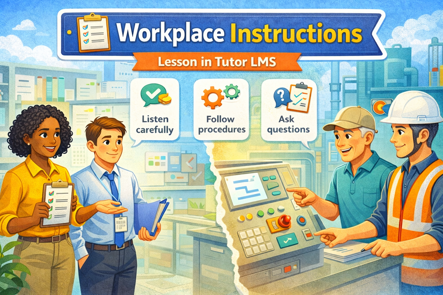 Workplace instructions